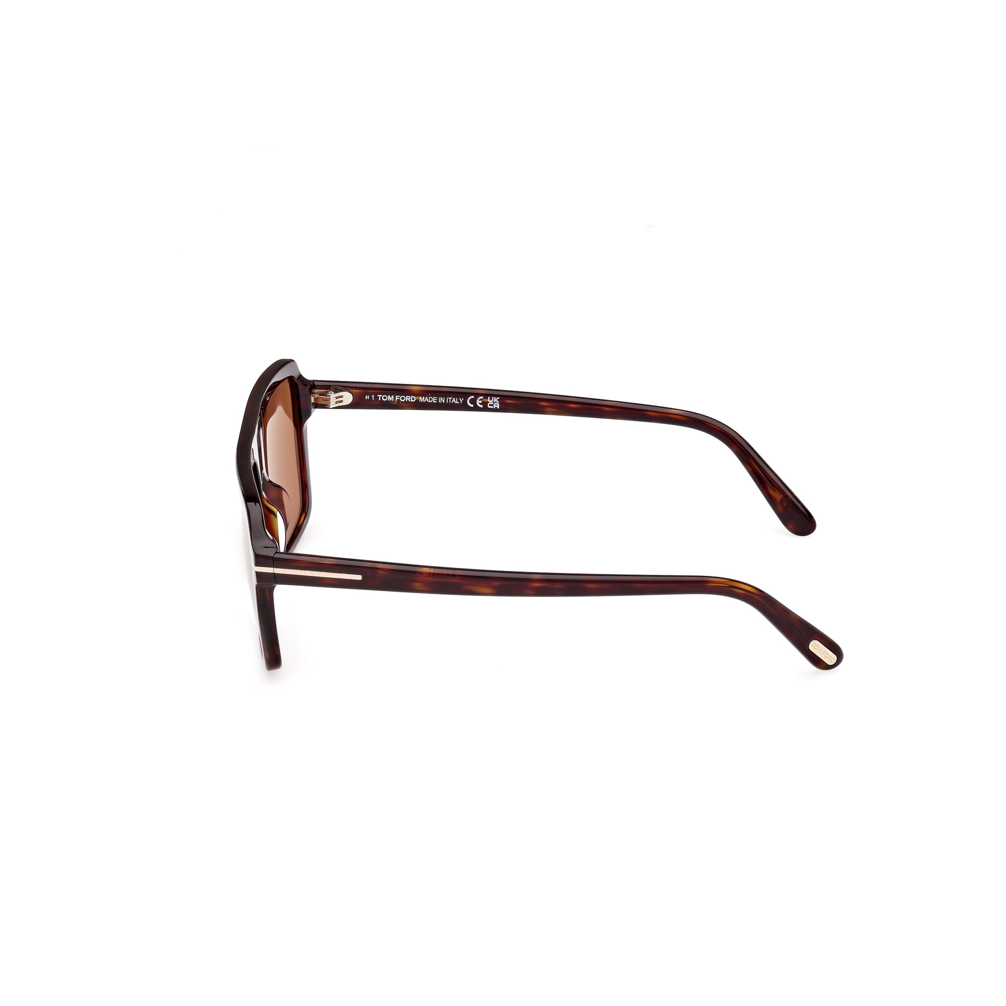 Ft1176 Rectangular Tortoiseshell Acetate Sunglasses
