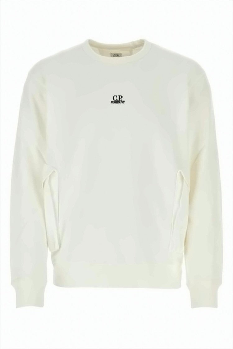 Long-Sleeve Crewneck Shirt With Integrated Pockets