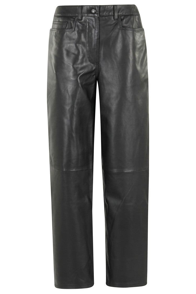Cocoon Black Leather Pants