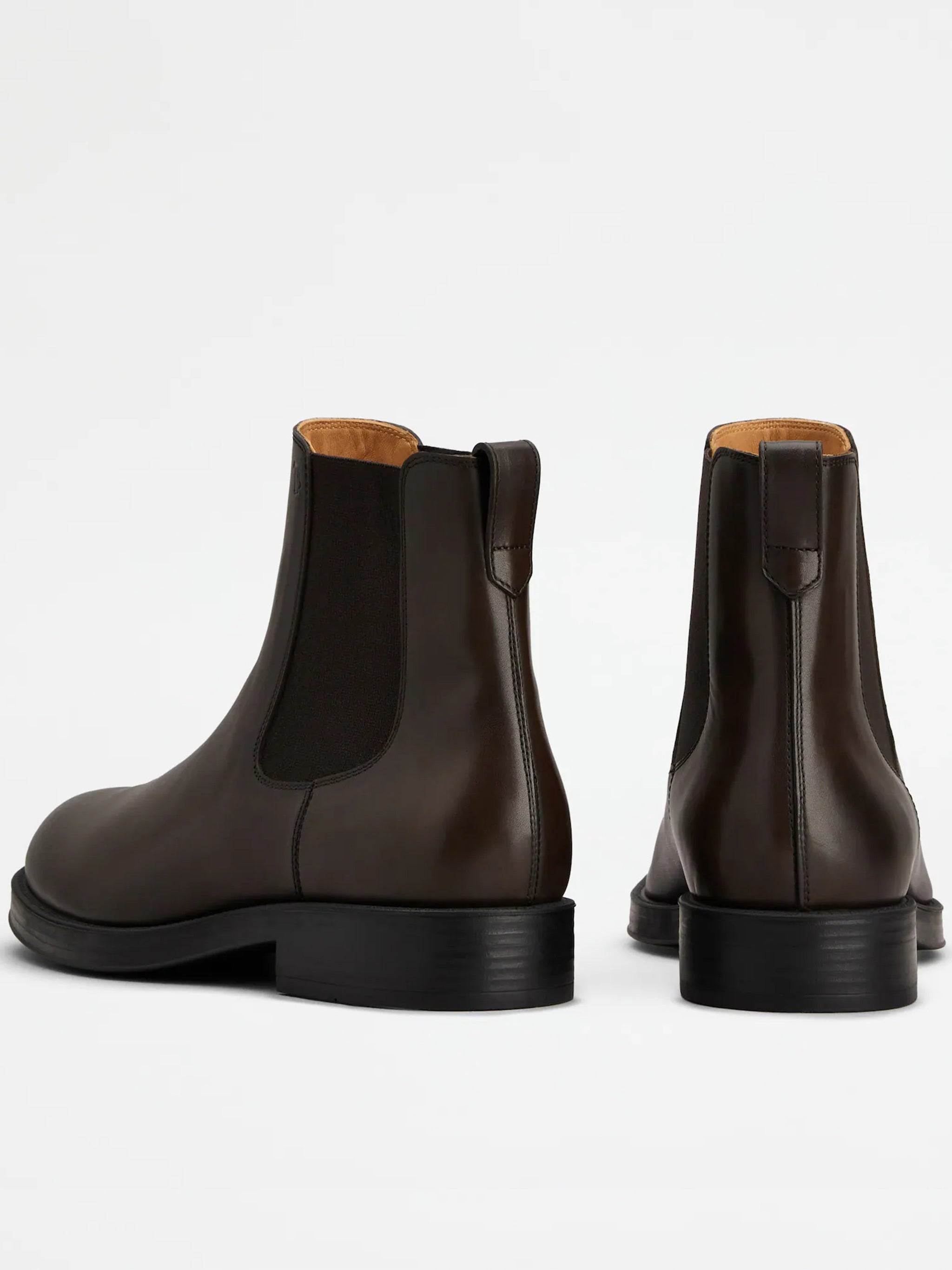 Black Stivaletto Smooth Leather Ankle Boots