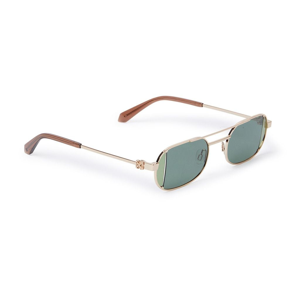 Oeri14H Lynn Gold-Tone Metal Pilot Sunglasses