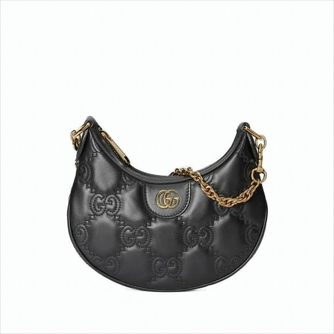 Crescent-Shaped Shoulder Bag