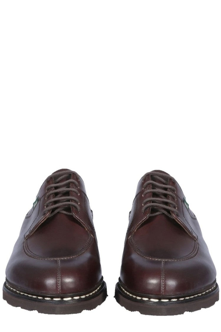Classic Brown Calf Leather Lace-Up Dress Shoes