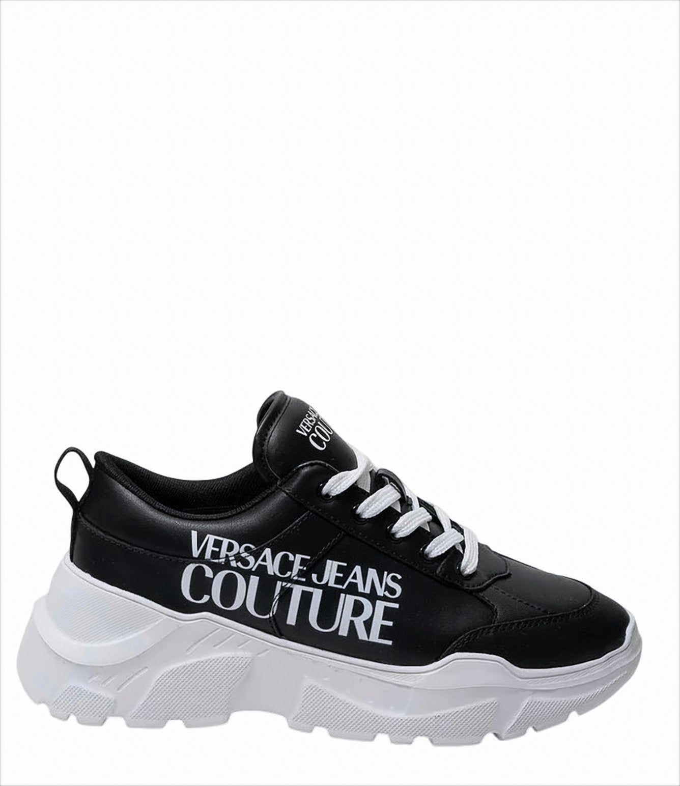 Black Sneakers With Contrasting Logo