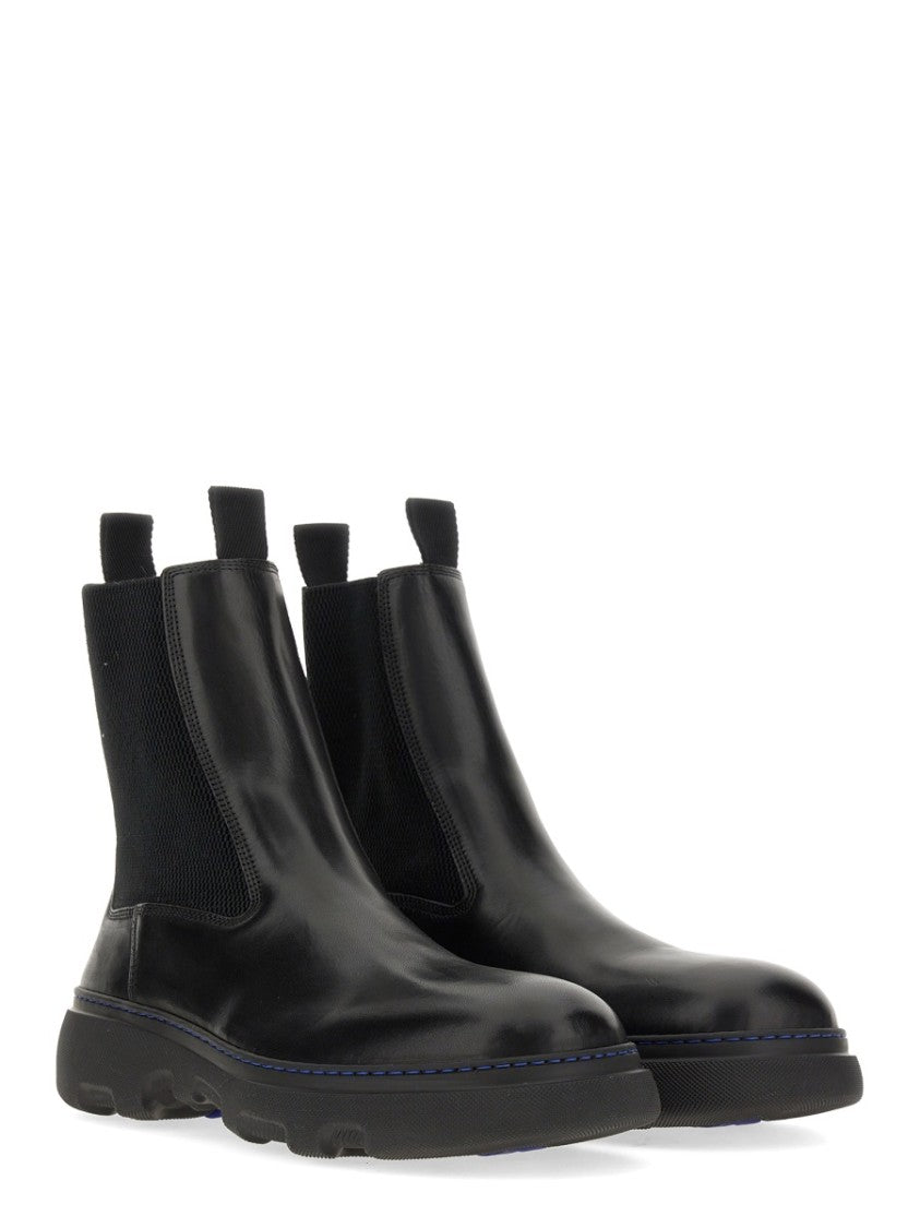 Calf Grain Leather Boots