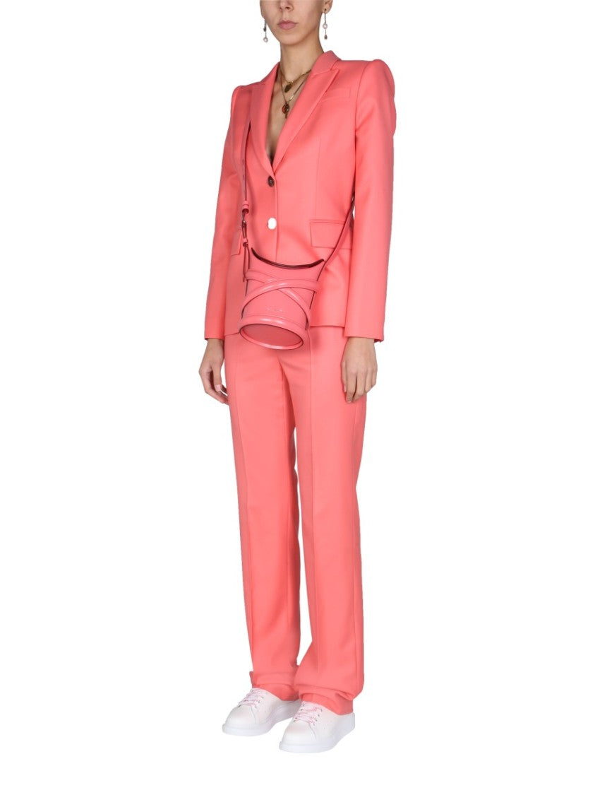 Tailored Pink Straight Leg Trousers