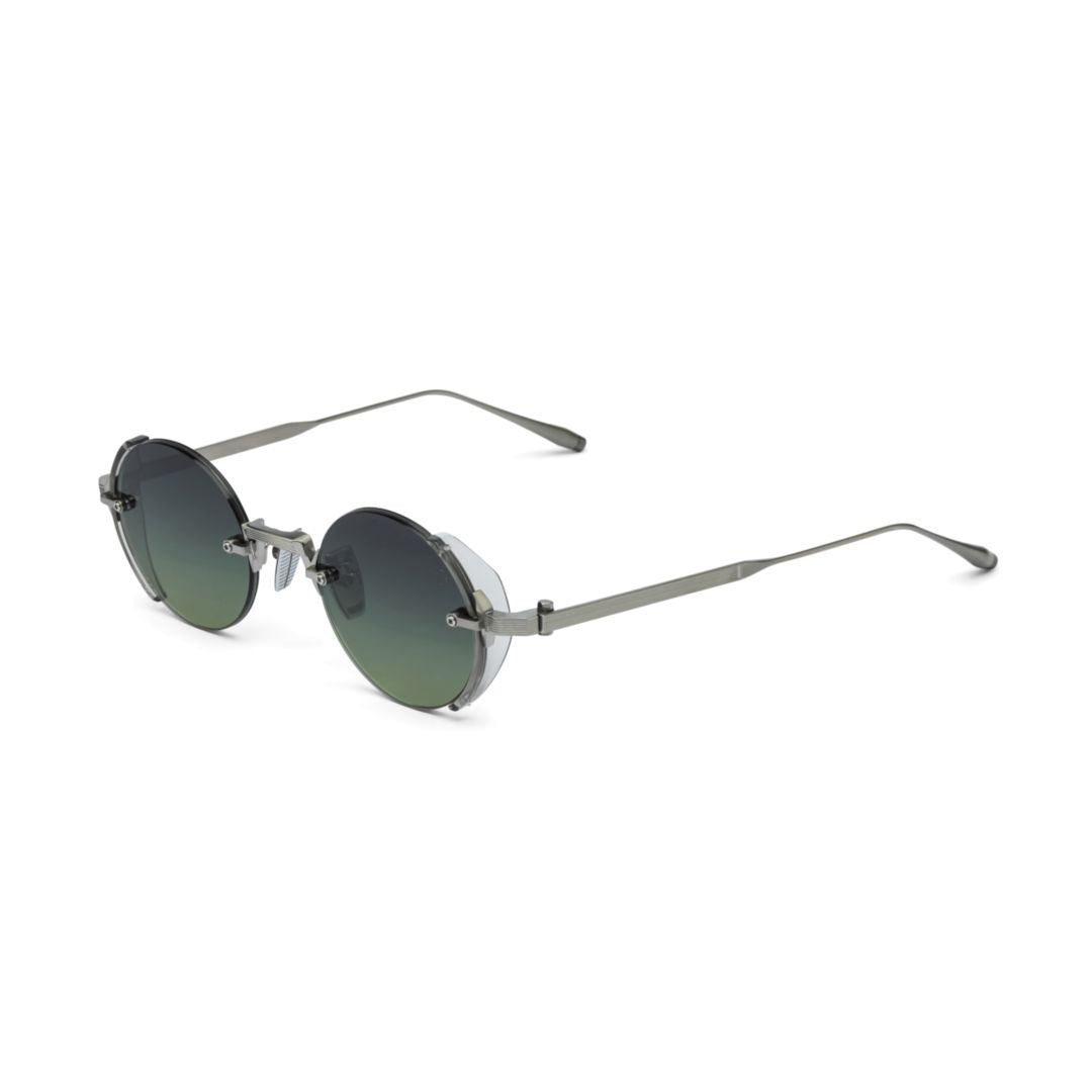 Jupiter Gradient Tint Round Lenses with Metallic Frame