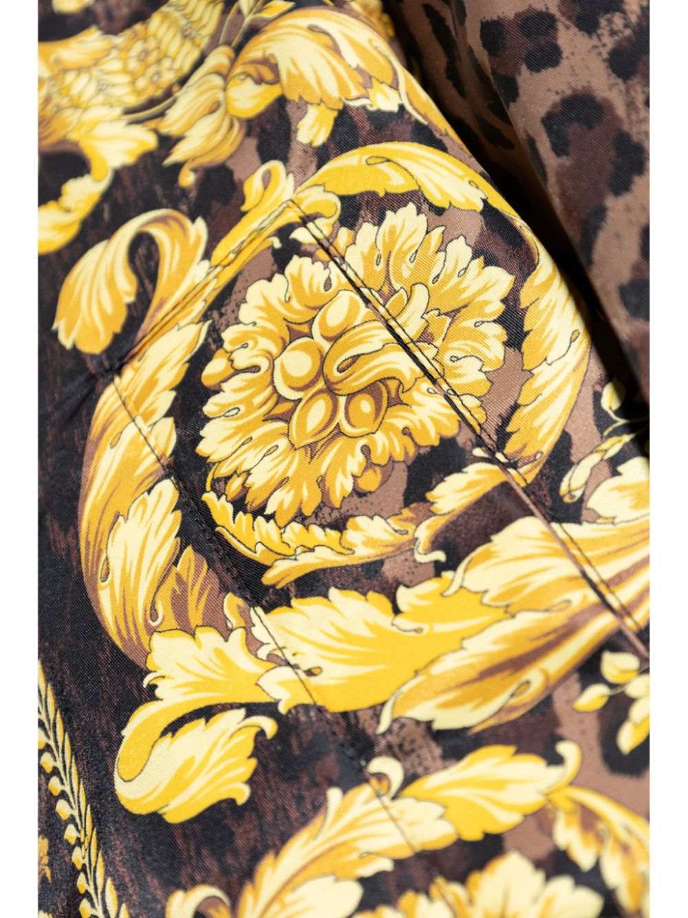 Barocco-Leopard Print Jacket