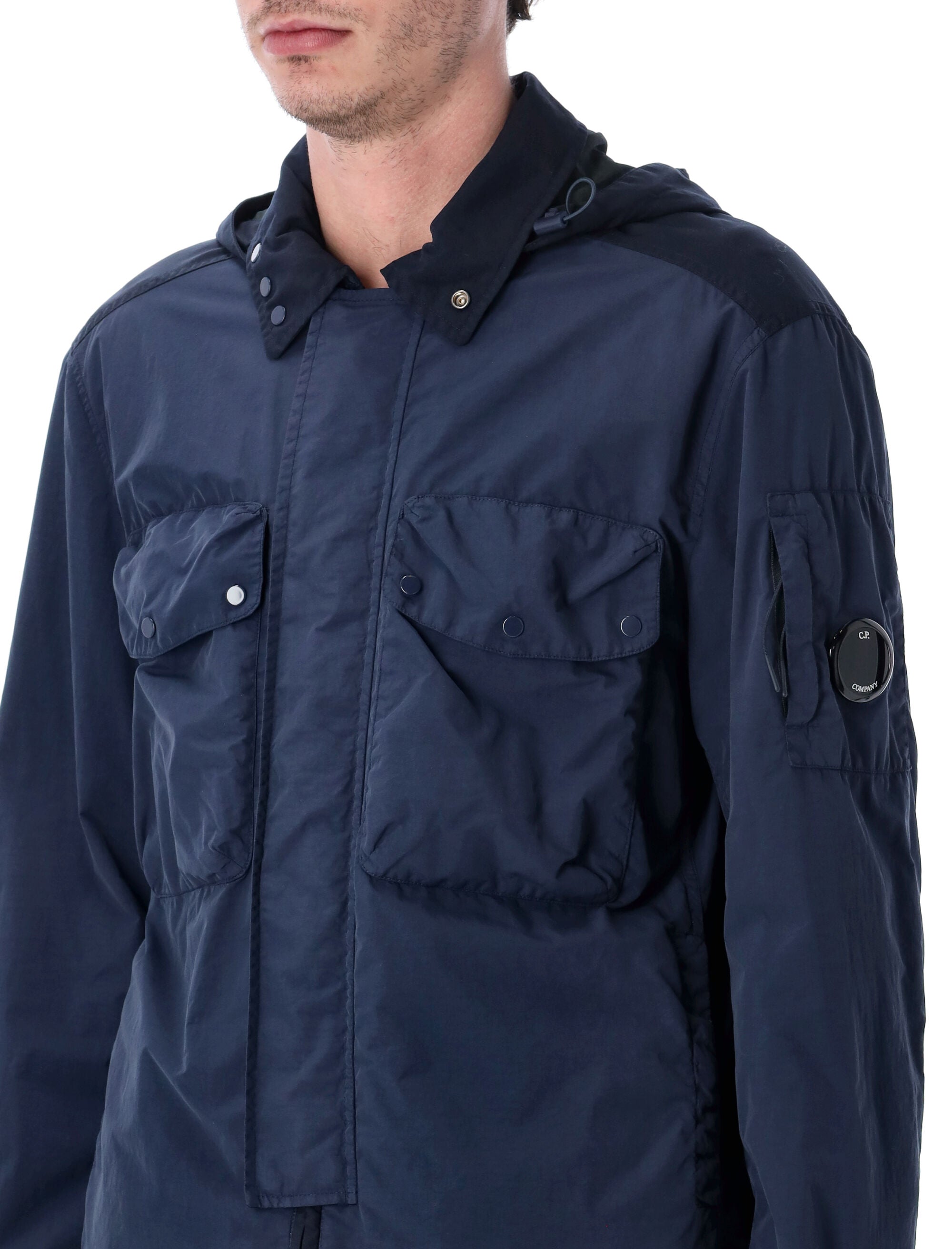 Flatt Nylon Overshirt With Hood