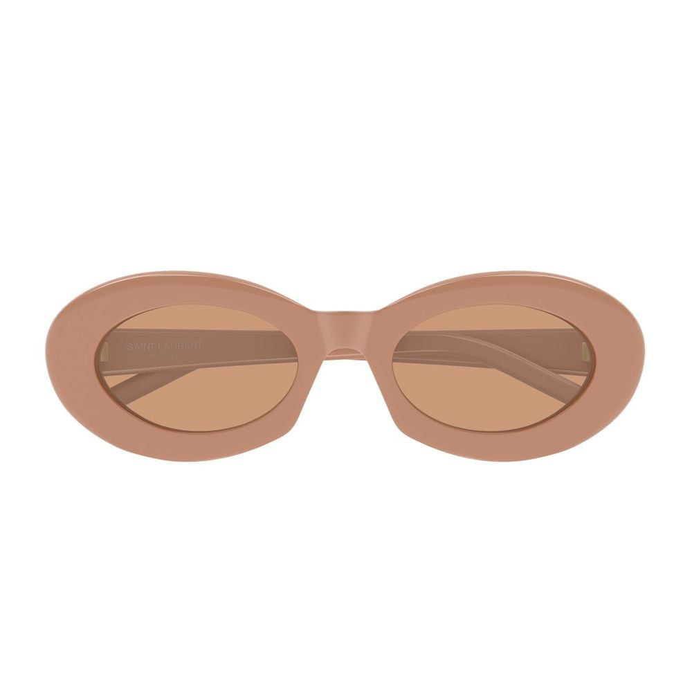 Sl 594 Linea Sl Logo Oval Frame Acetate Sunglasses