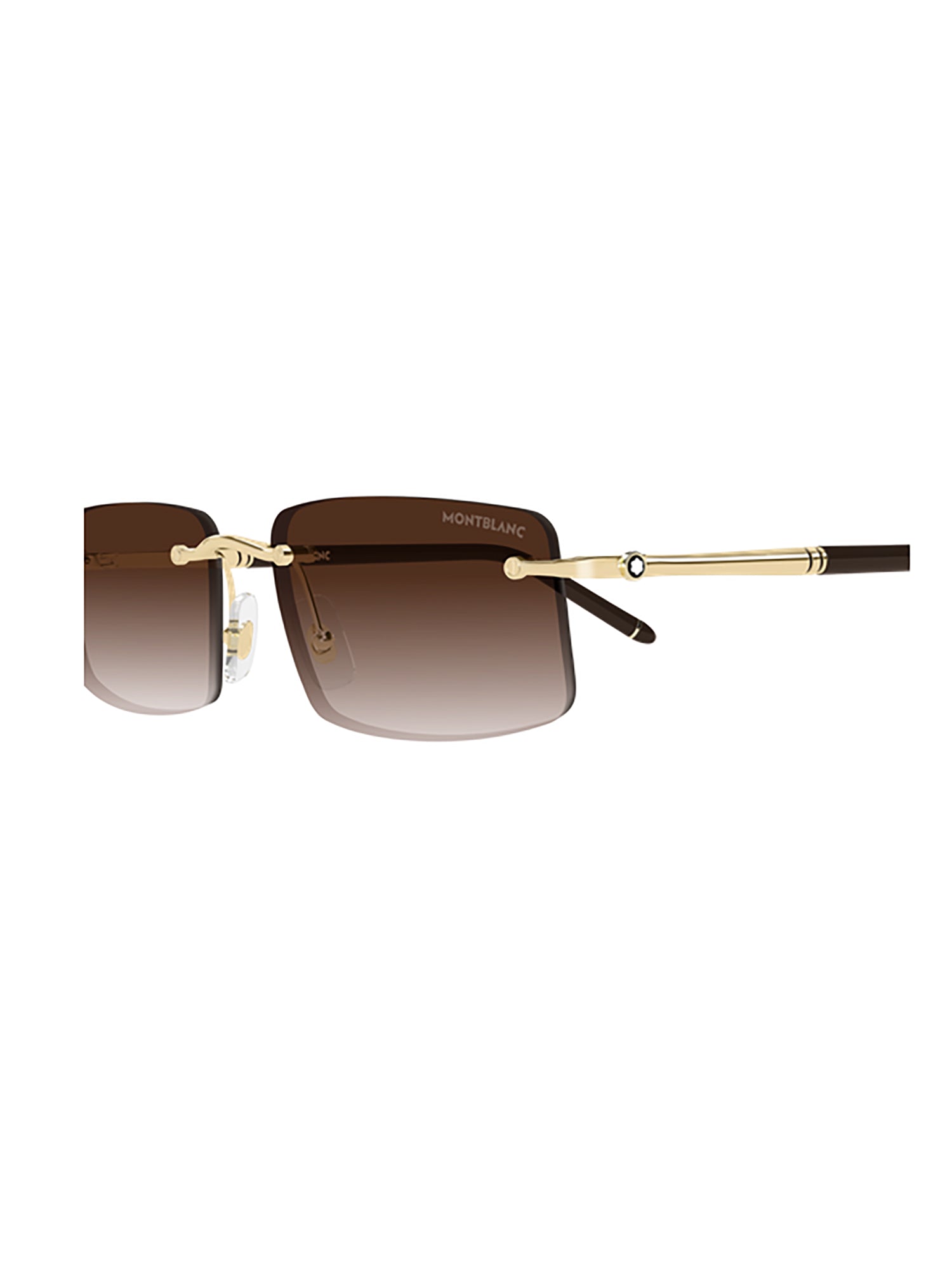 Rimless Metallic Sunglasses