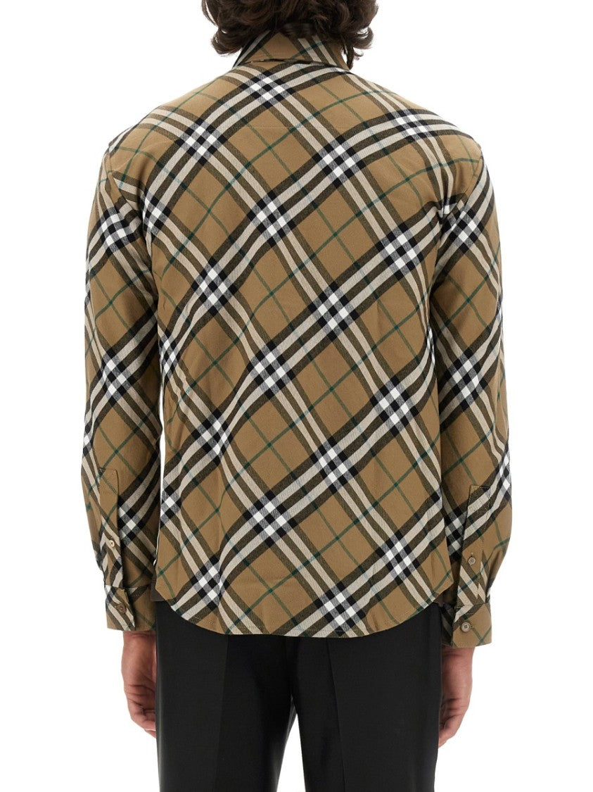 Check Patterned Burberry Shirt