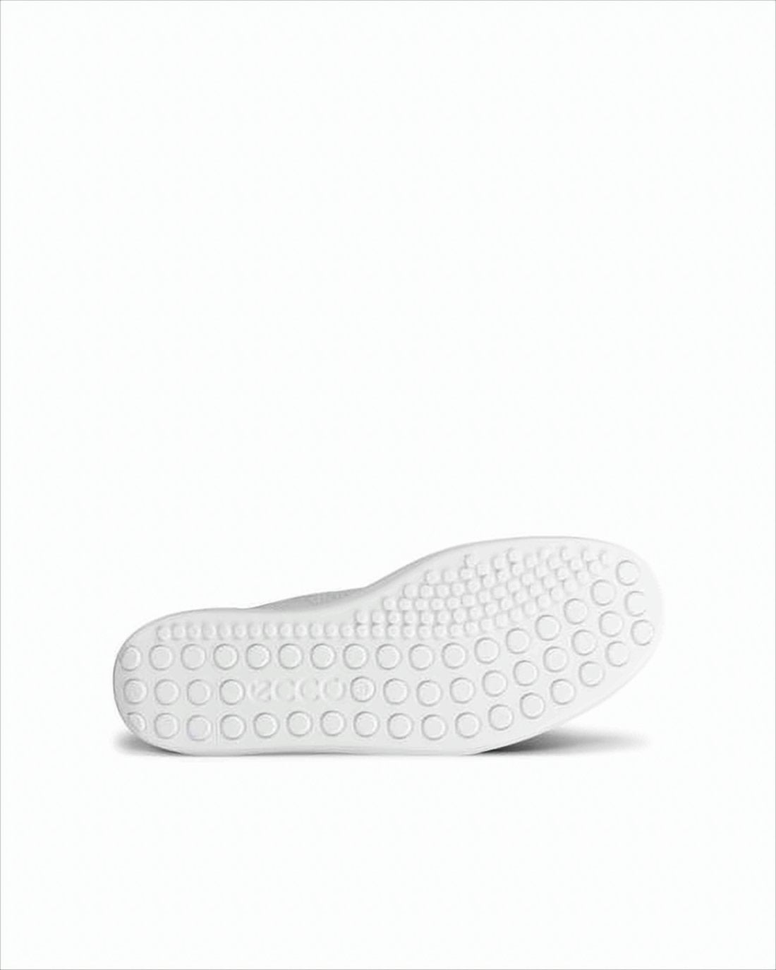Minimalist White Leather Sneakers with Padded Collar