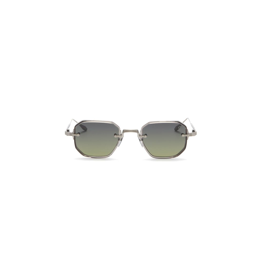 Geometric Octagonal Sunglasses With Gradient Tint