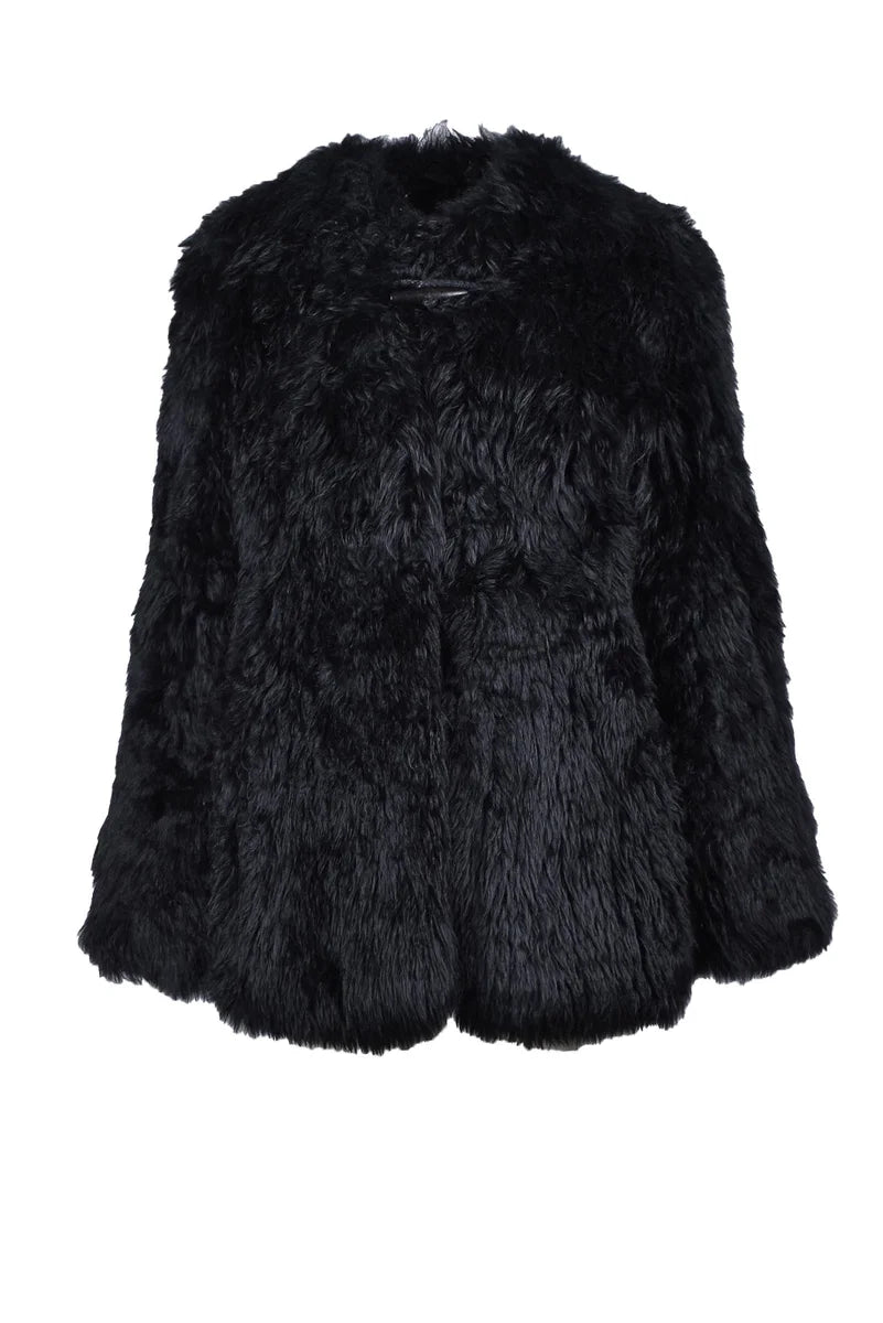 Goat Cashmere Fur - Black