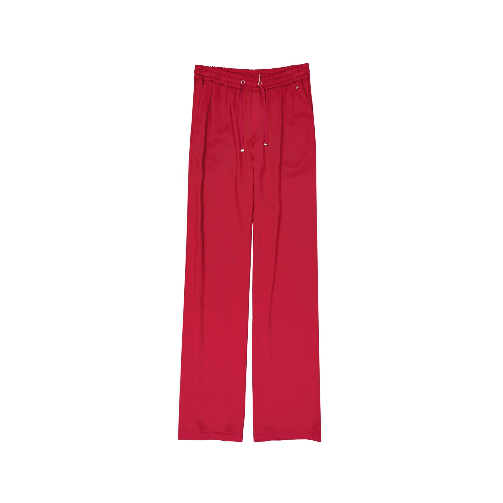 Wide-Leg Trousers With Elastic Waistband