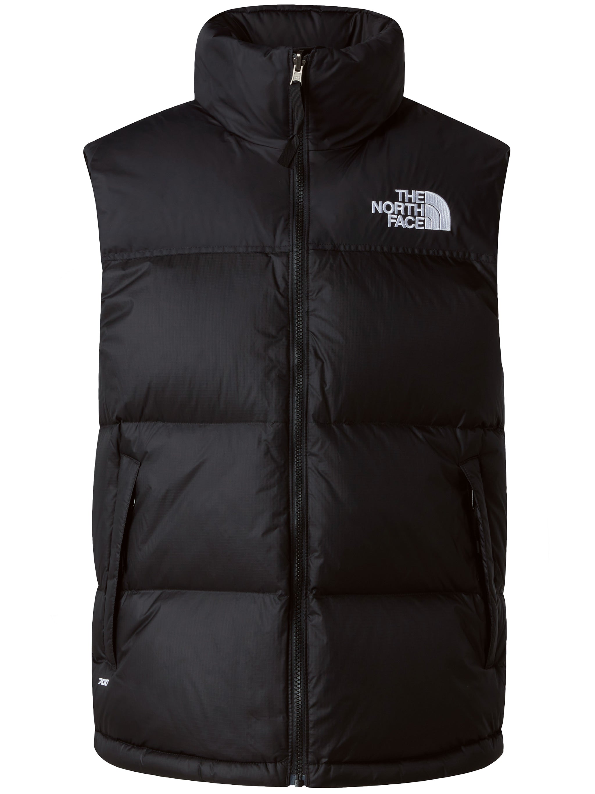 Black Retro Nuptse Sleeveless Puffer Vest
