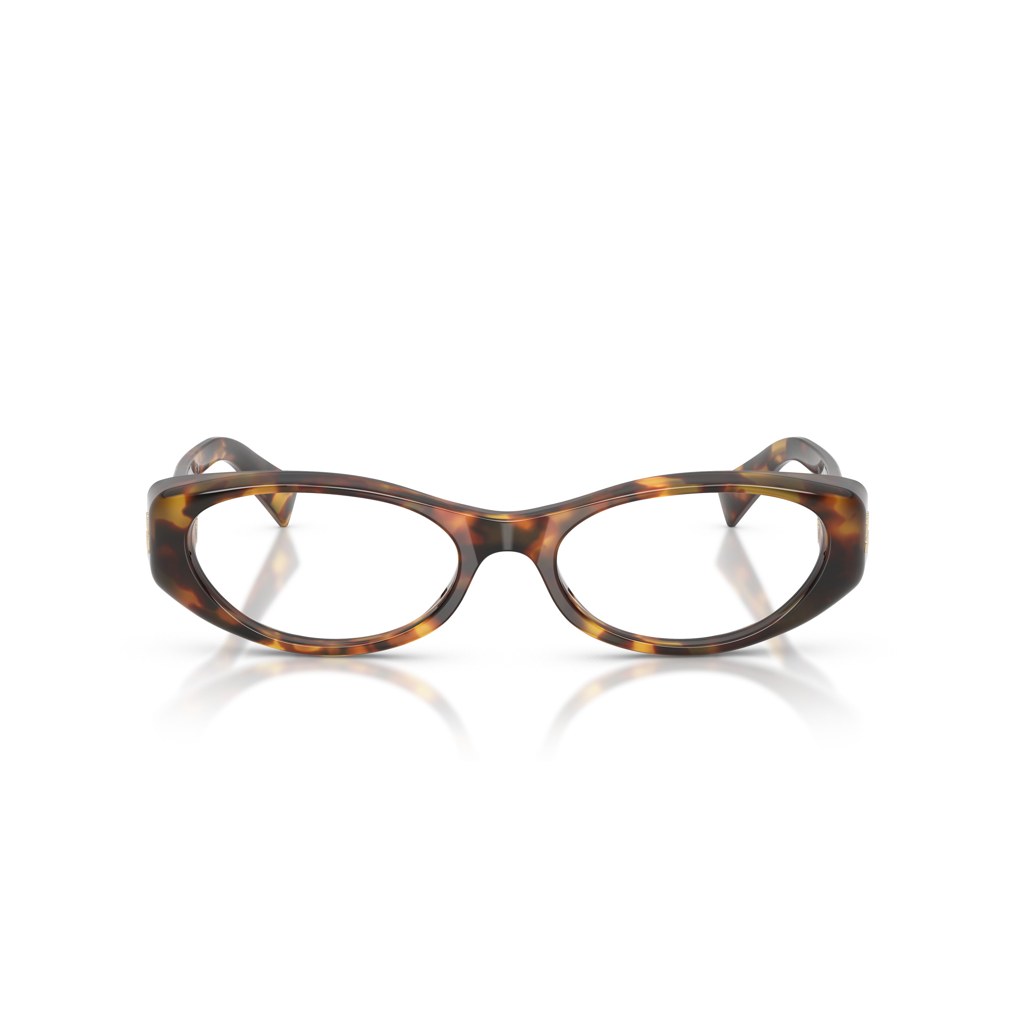 0mu 03zv Tortoiseshell Oval Frame Eyeglasses