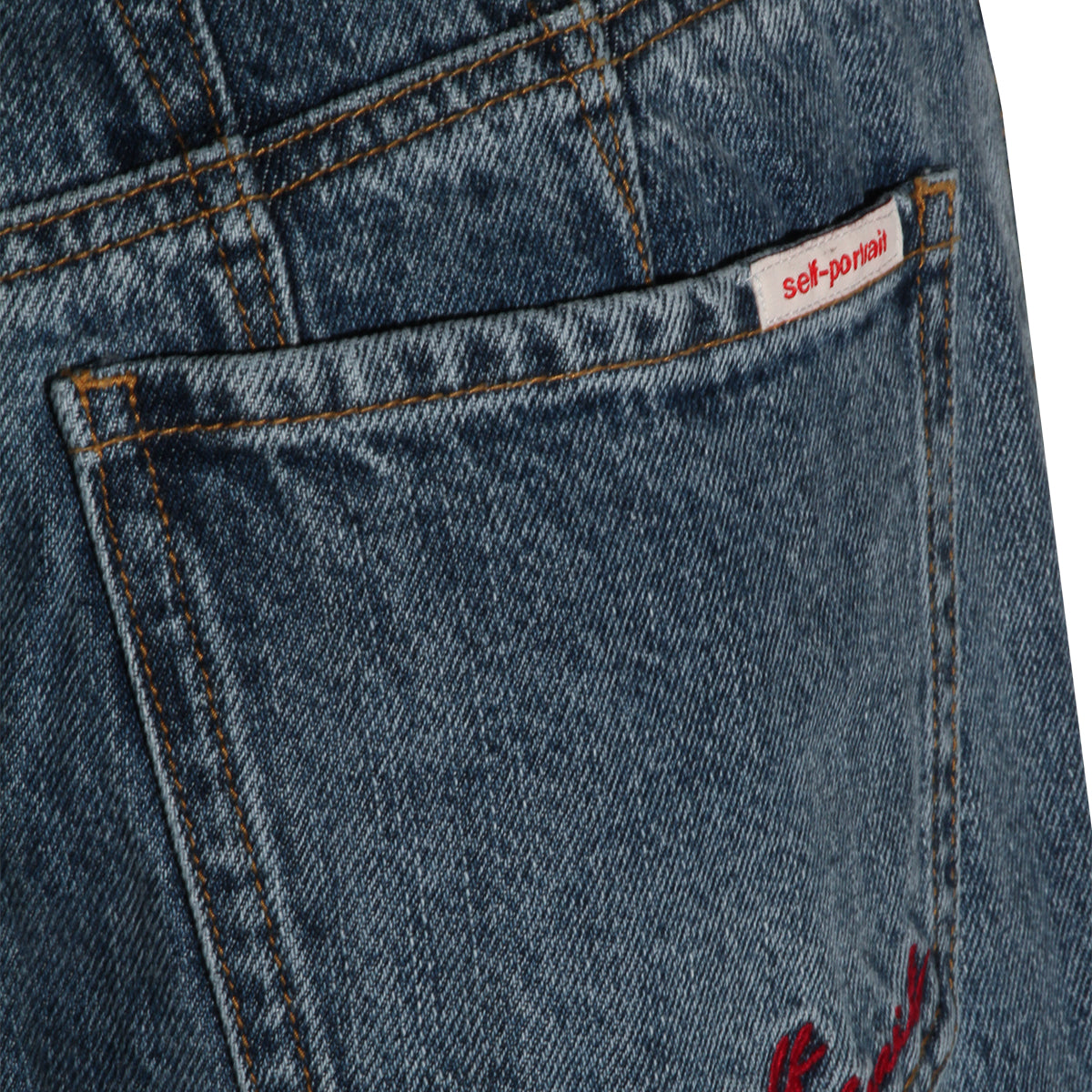 Blue Cotton Jeans
