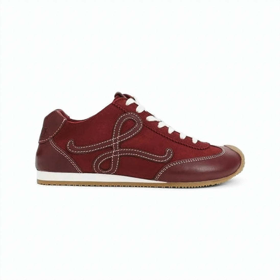 Sleek Burgundy Sneakers