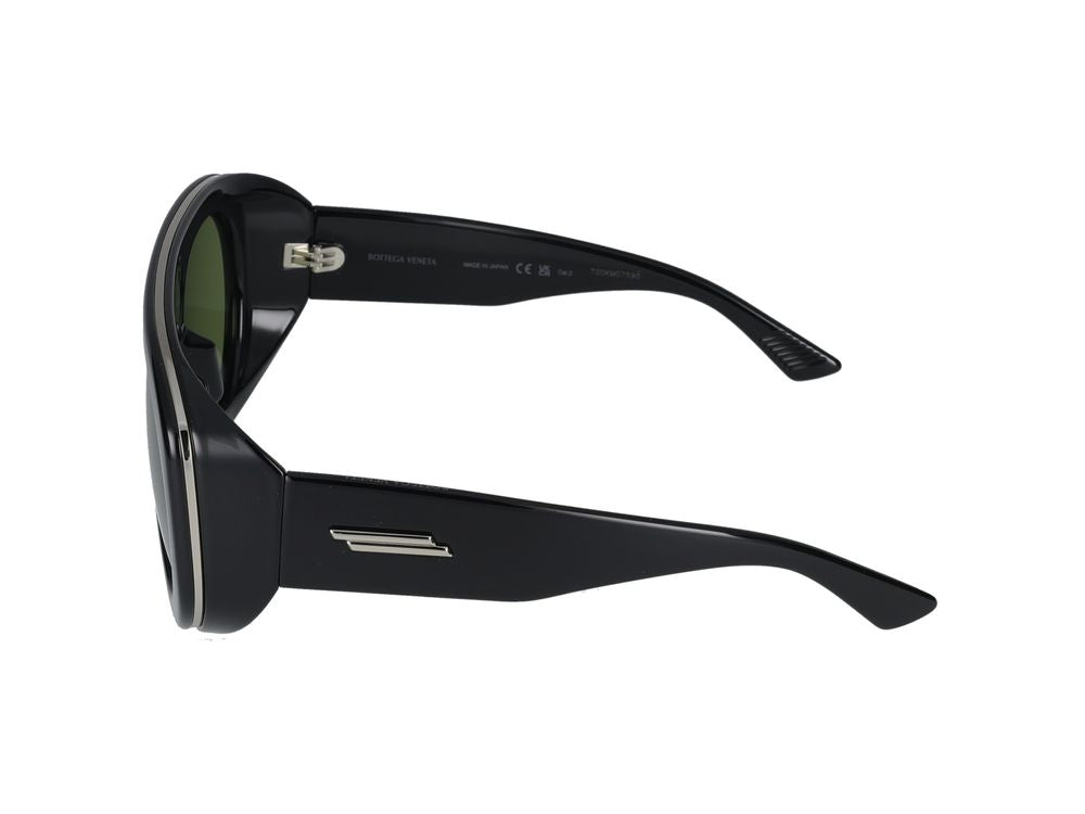 Sunglasses Bottega Veneta BV1362S 006 black black green 58/17/130