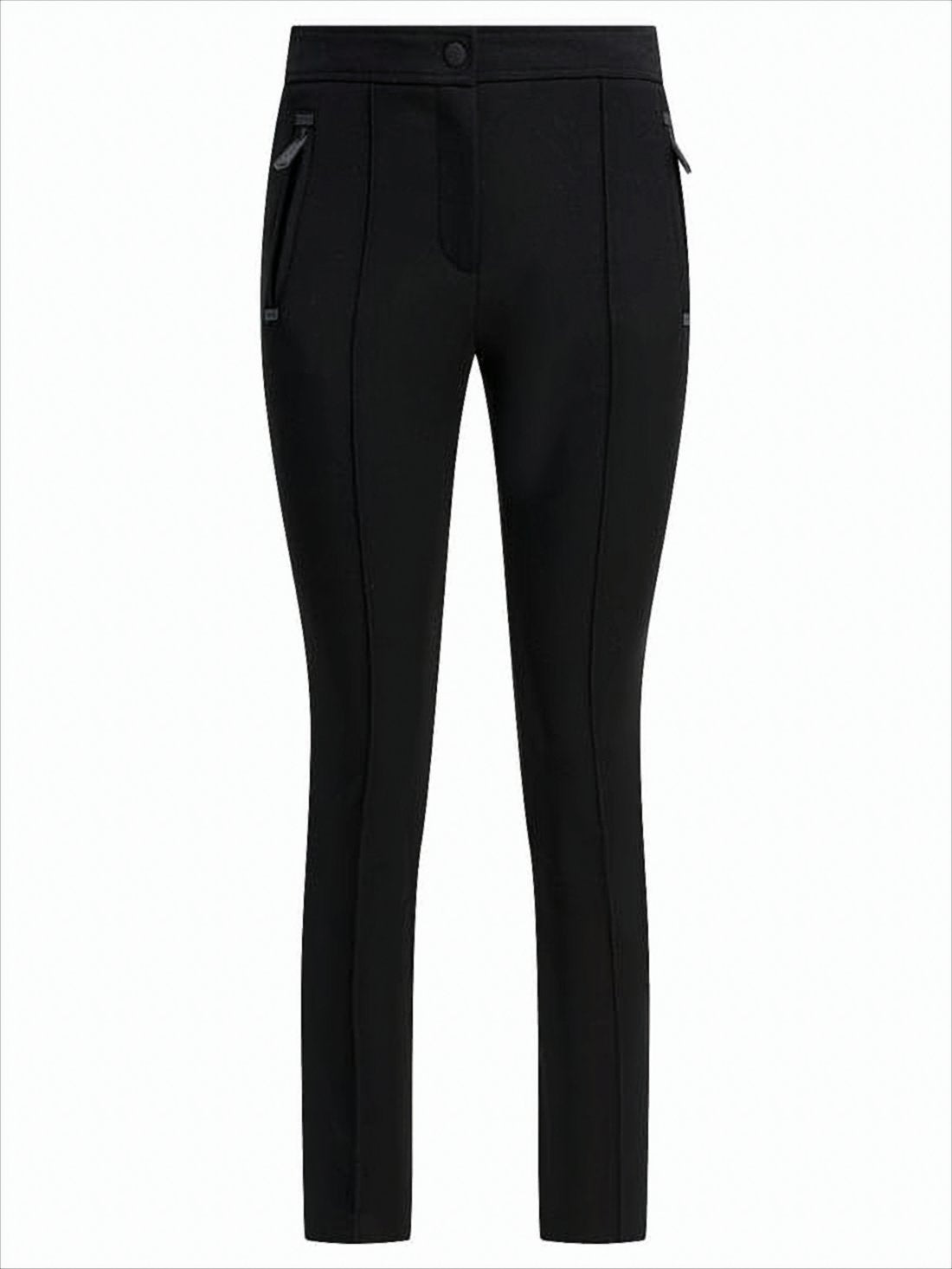 Slim-Fit Tailored Jogger Pants with Zippered Pockets