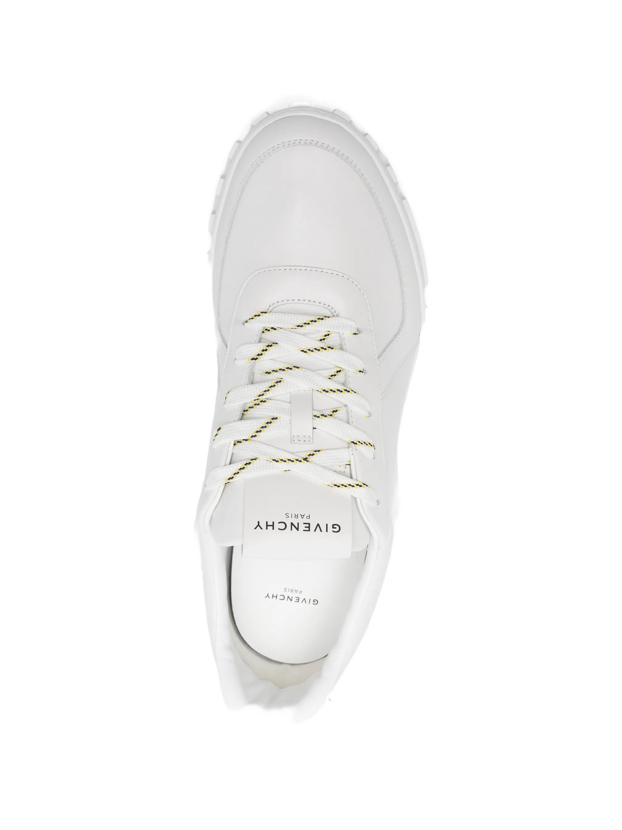 Glide Runner White Calf Leather Sneakers