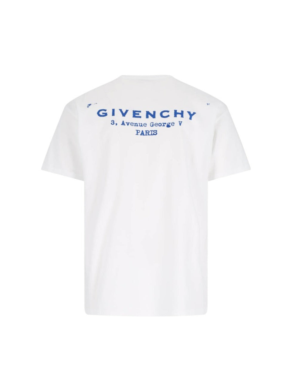Logo T-Shirt, In White Cotton, Crew Neck