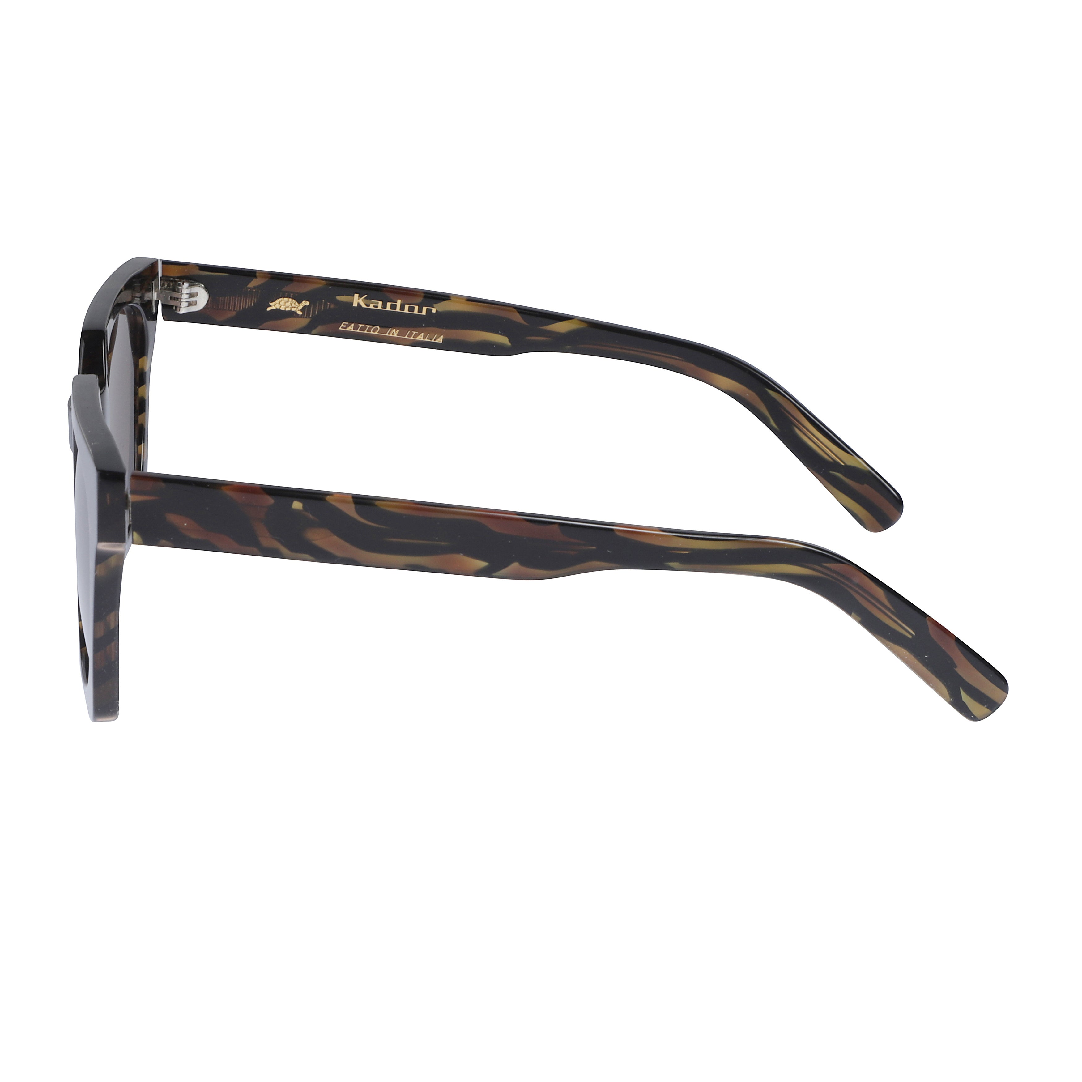 Maya-S Tortoiseshell Pattern Square Frame Sunglasses