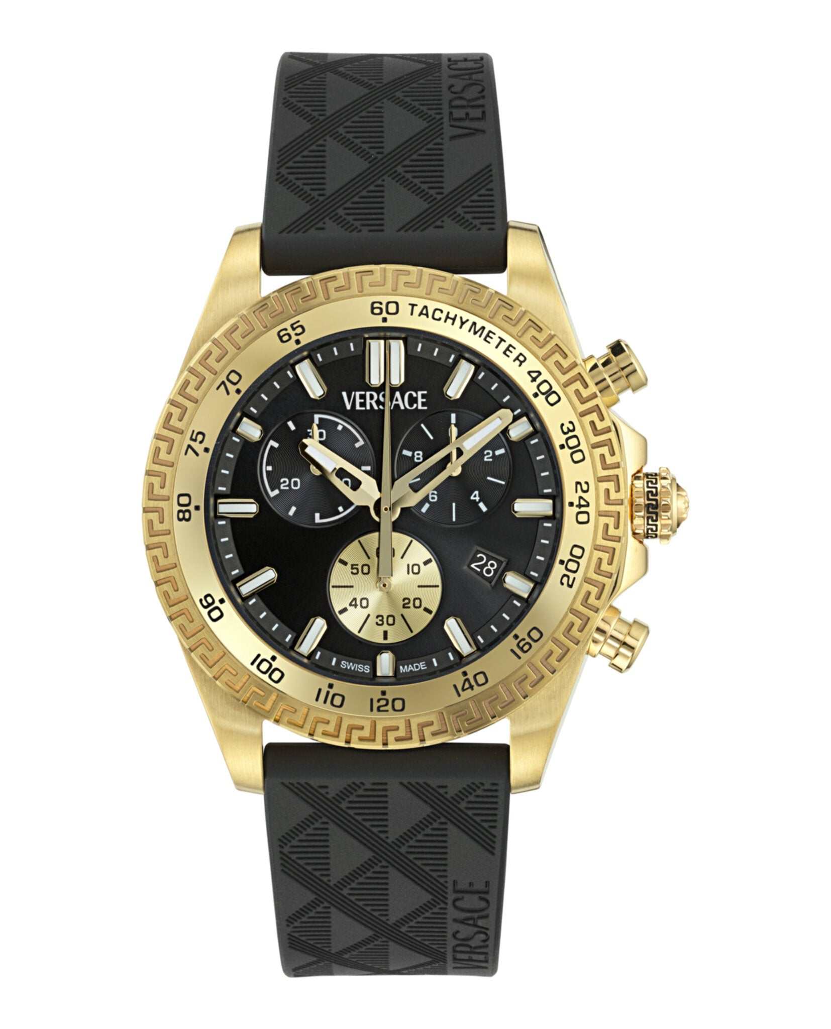 Chrono X Leather Watch