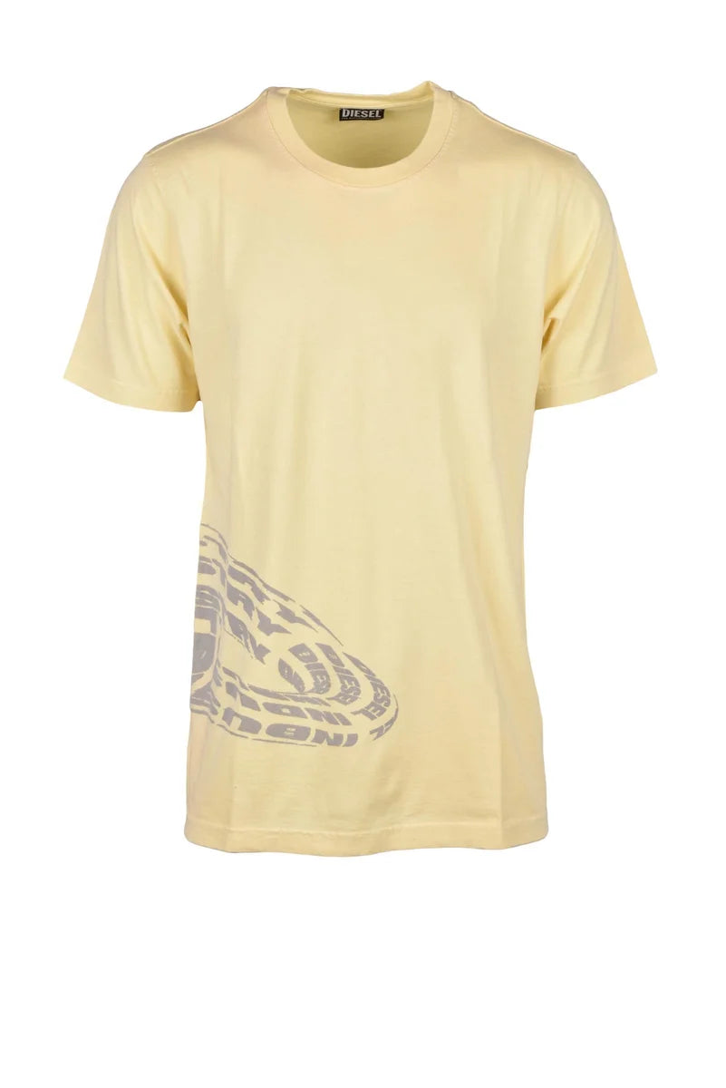 Crewneck T-shirt - Yellow