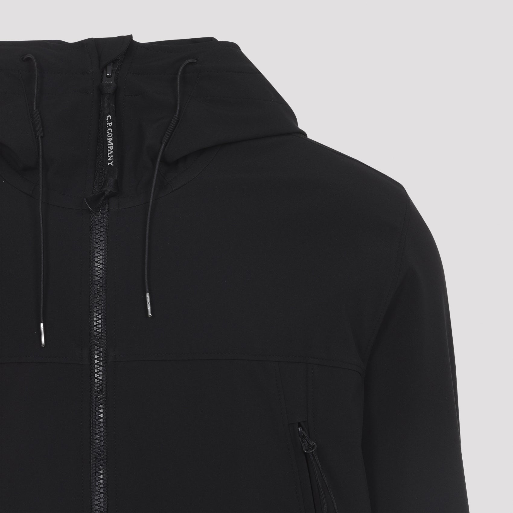 Hooded Jacket With Adjustable Drawstrings