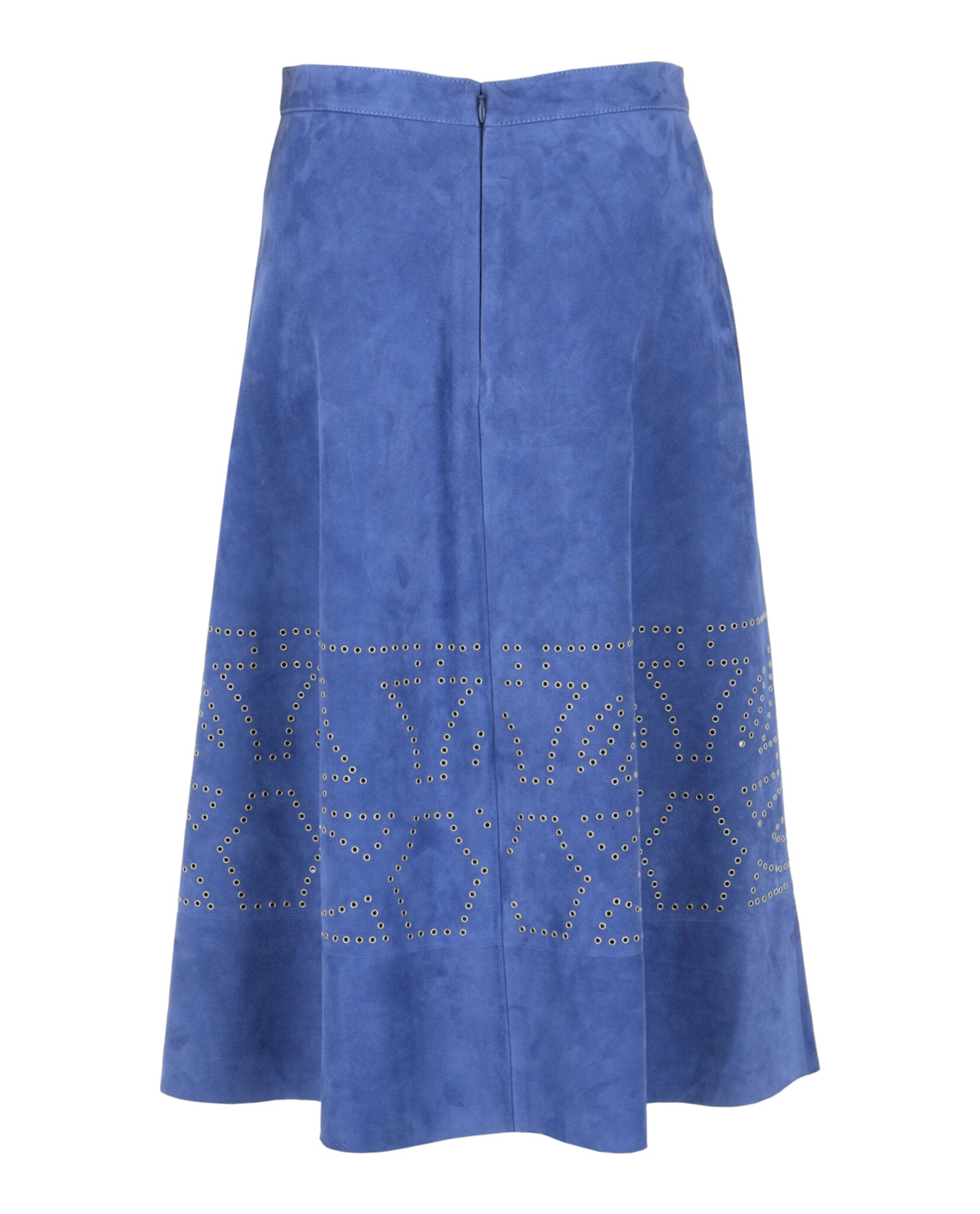 Gancini Suede Skirt