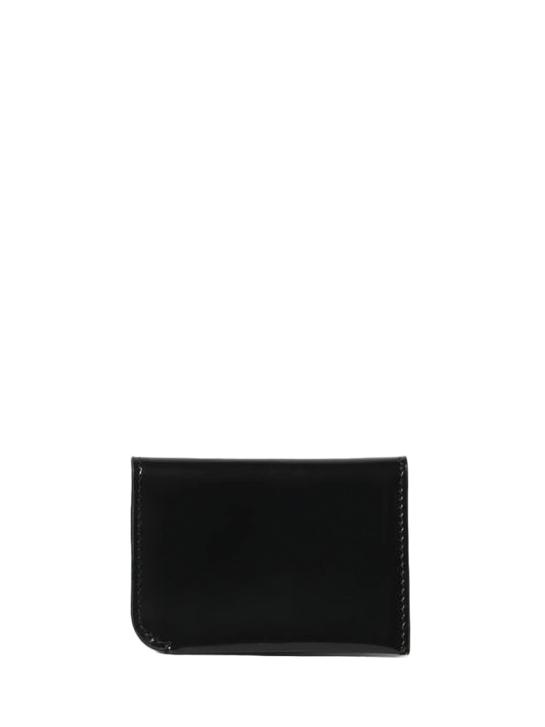 Compact Calf Leather Cardholder with Embossed Logo
