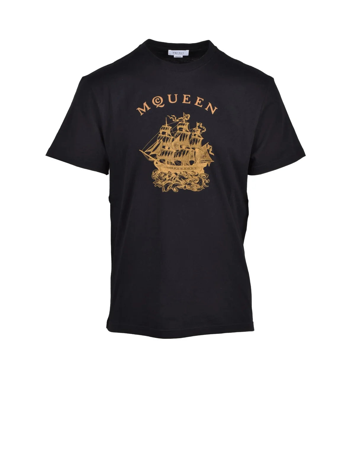 Black Cotton Logo T-shirt