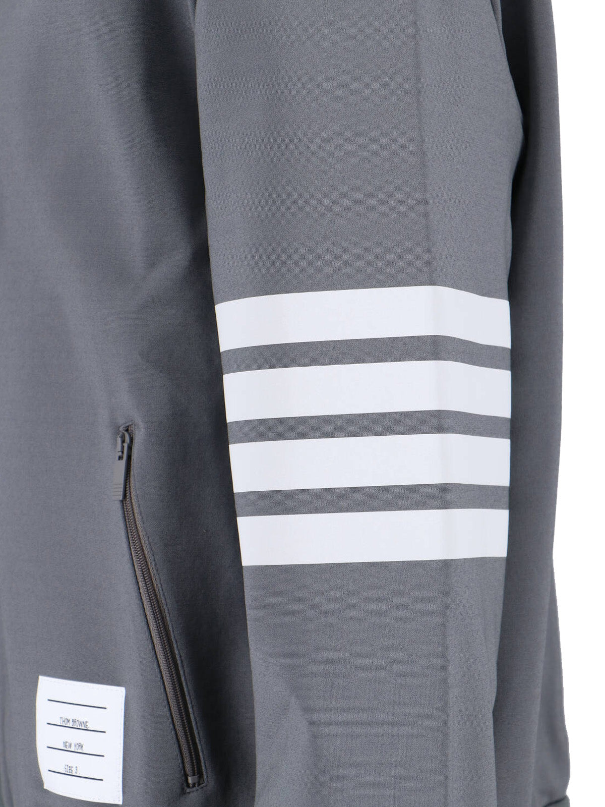 "4 Bar" Bomber Jacket – Grey