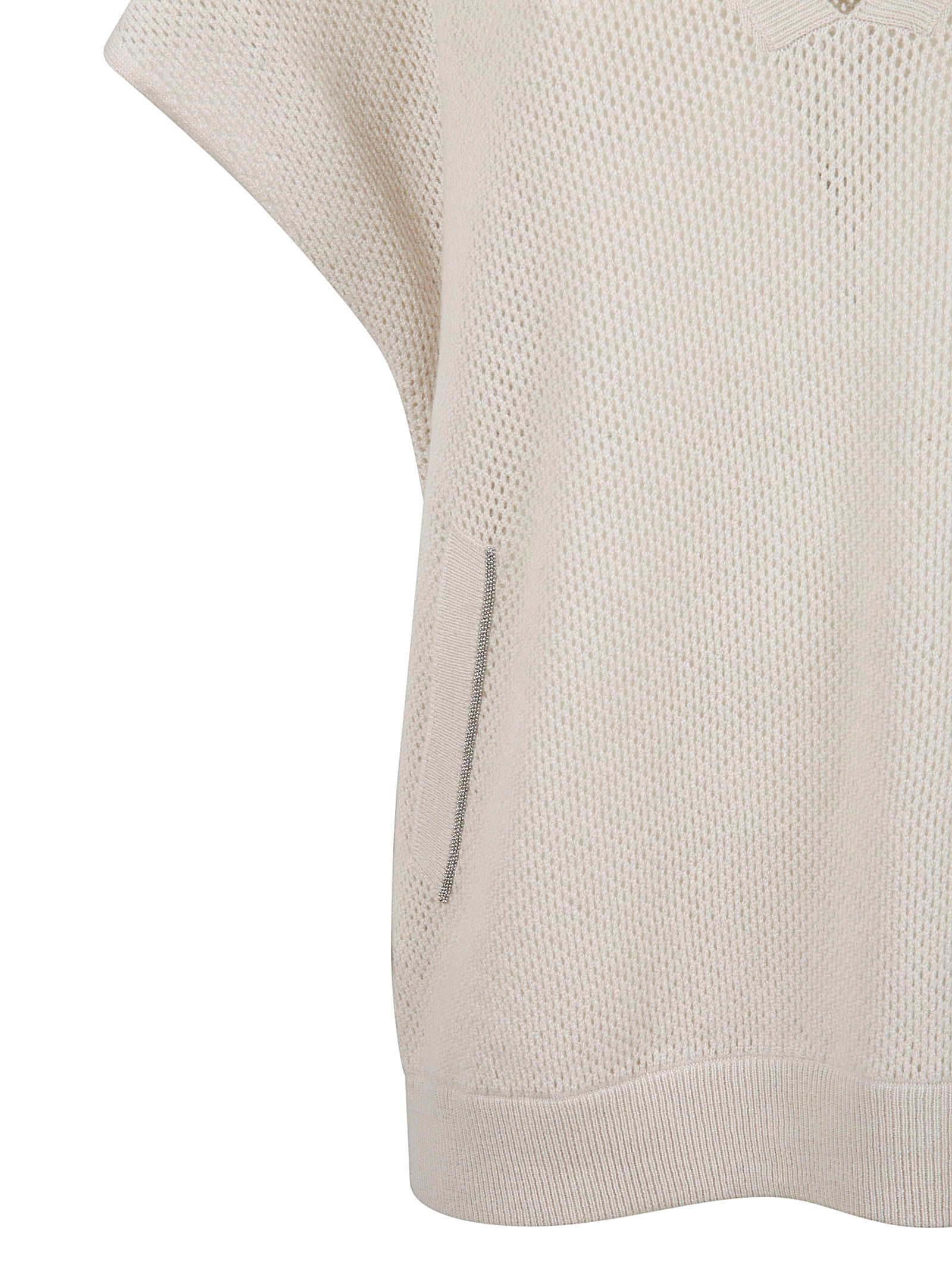 Classic Beige Wool Top with Soft Texture