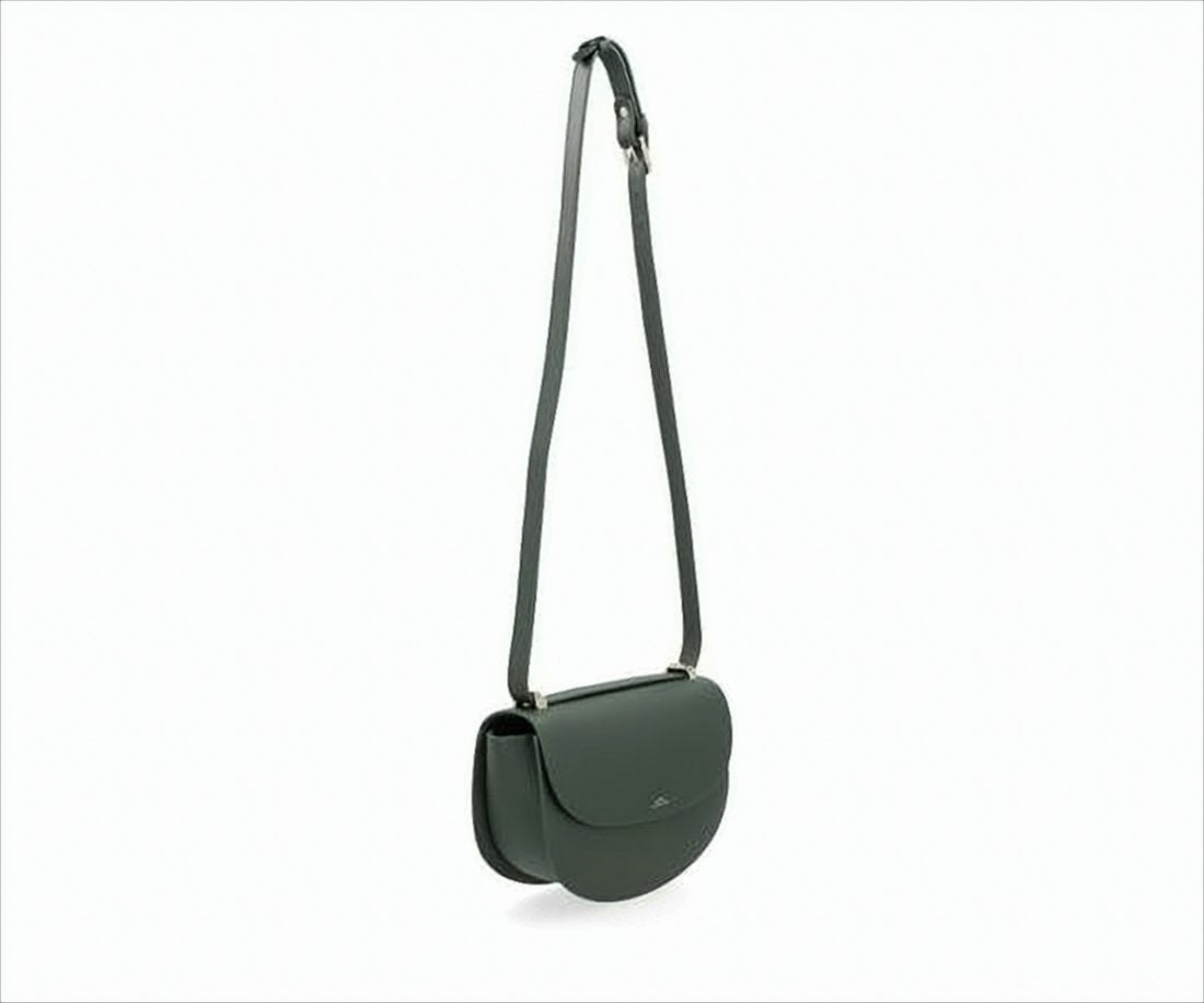 Structured Cowhide Crossbody Bag