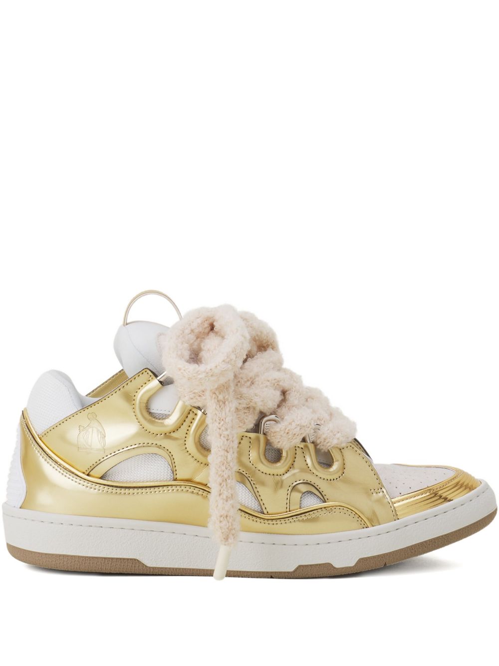 Metallic Gold Sneakers