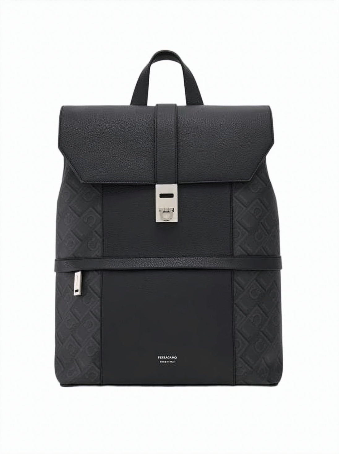 Textured Calf Leather Tote Bag