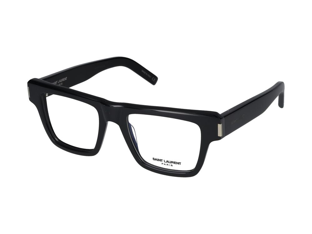Okulary Saint Laurent SL 469 OPT 001 czarne czarne przezroczyste 51/19/145