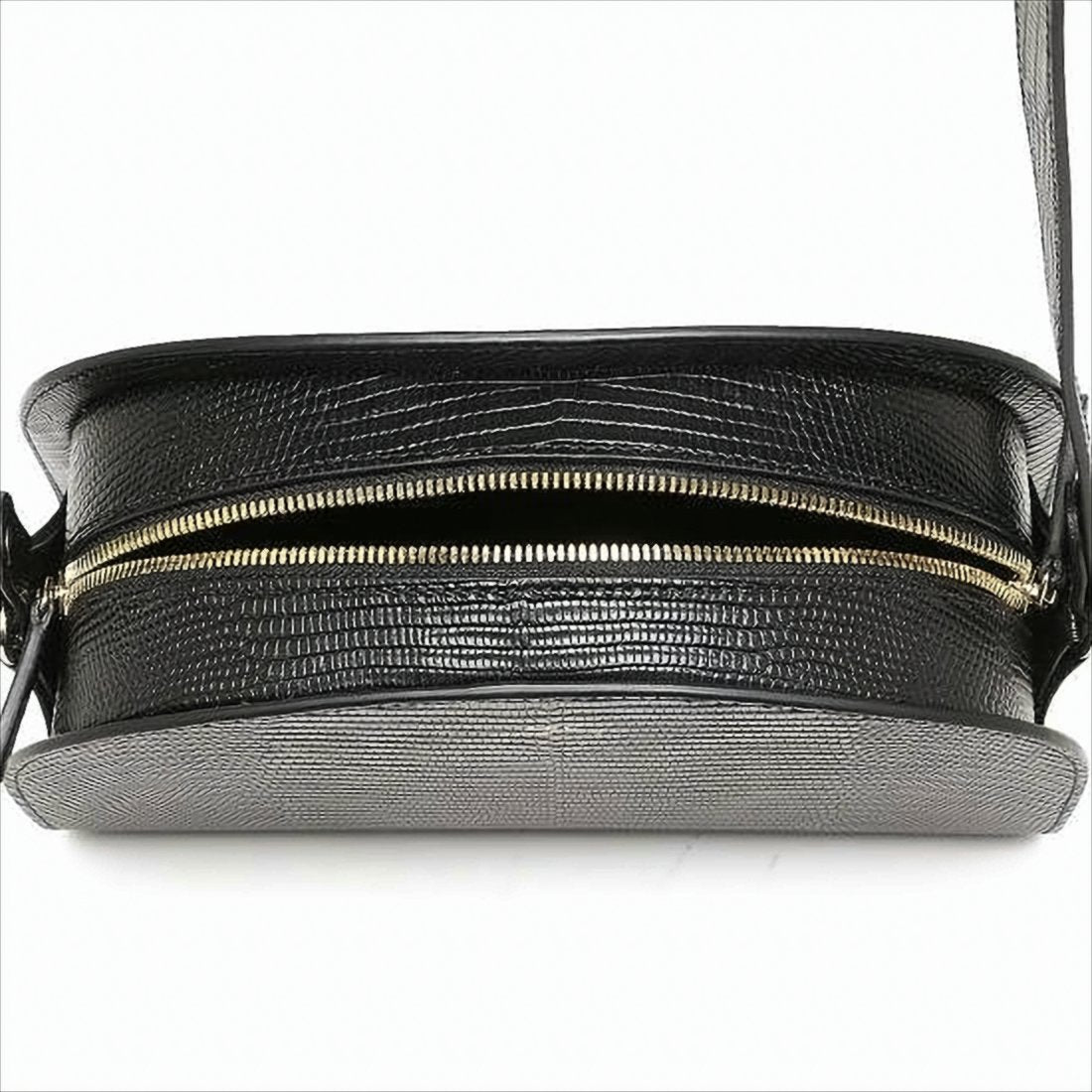 Textured Leather Shoulder Bag