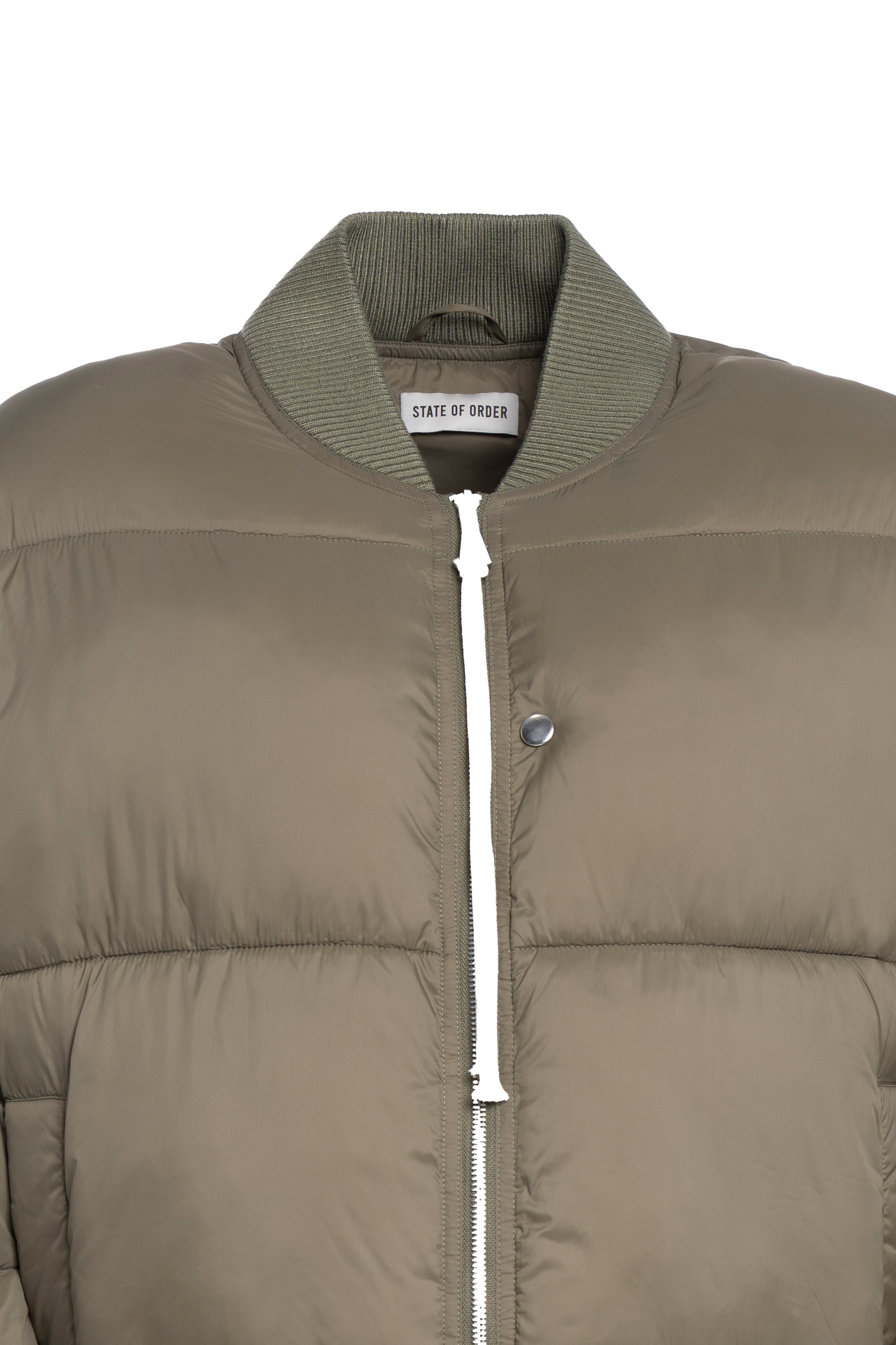 Quilted Padded Bomber Jacket