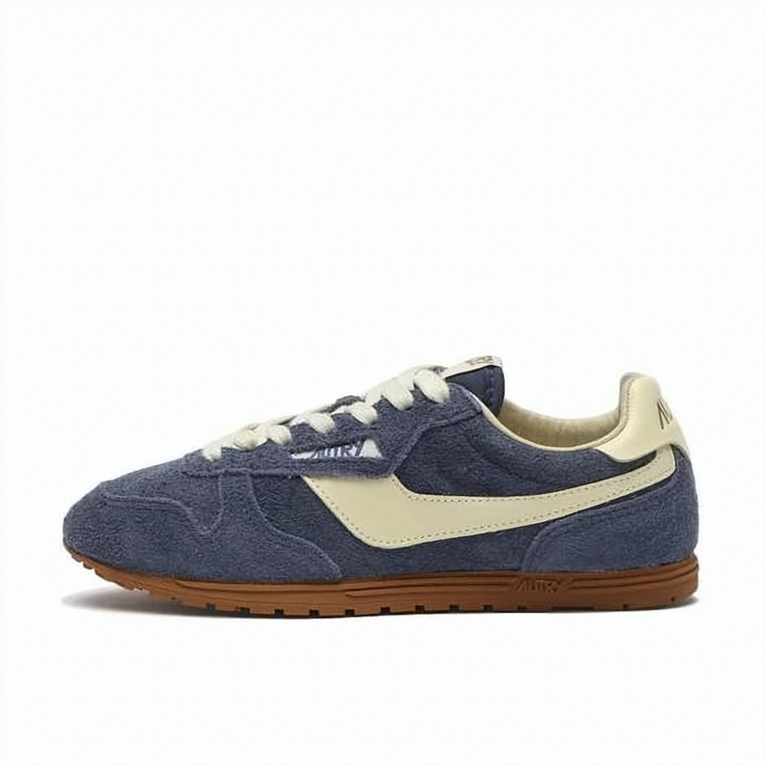Textured Suede and Nylon Sneakers