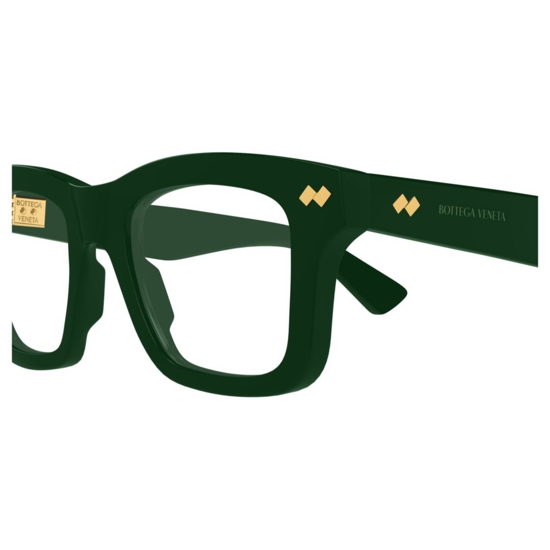 Eyeglasses Bottega Veneta BV1353O 008 Green Green Transpare 51/20/145