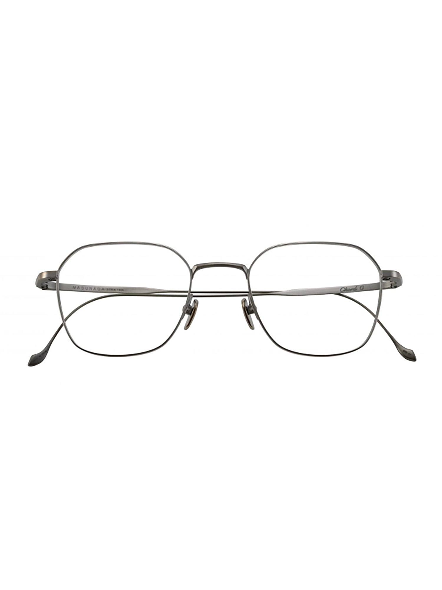 Minimalist Titanium Frame Sunglasses with Polished Finish
