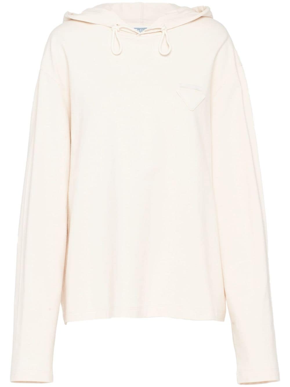 Organic Cotton Hoodie With Boat Neck