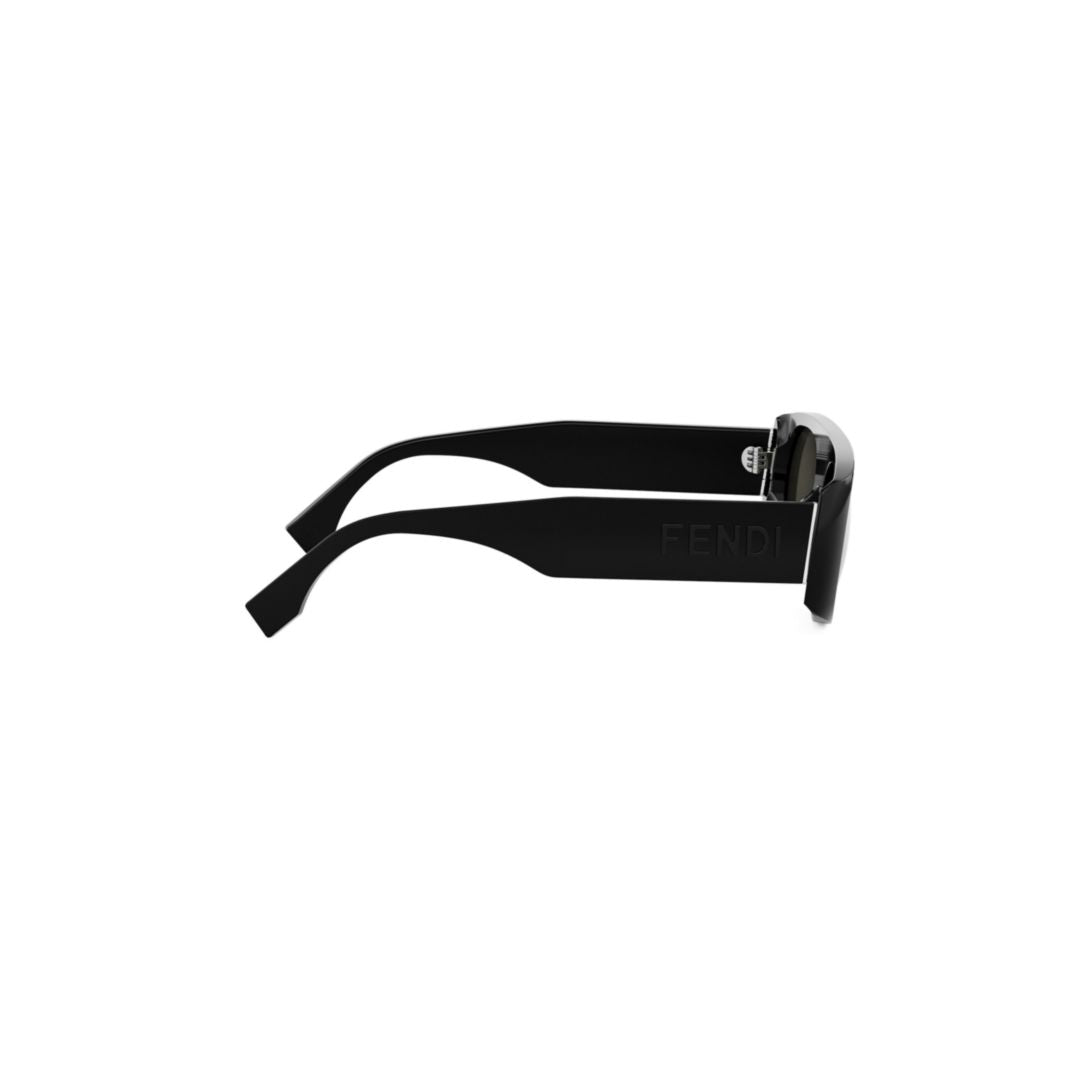 Fe40169i Bold Rectangular Frame Sunglasses