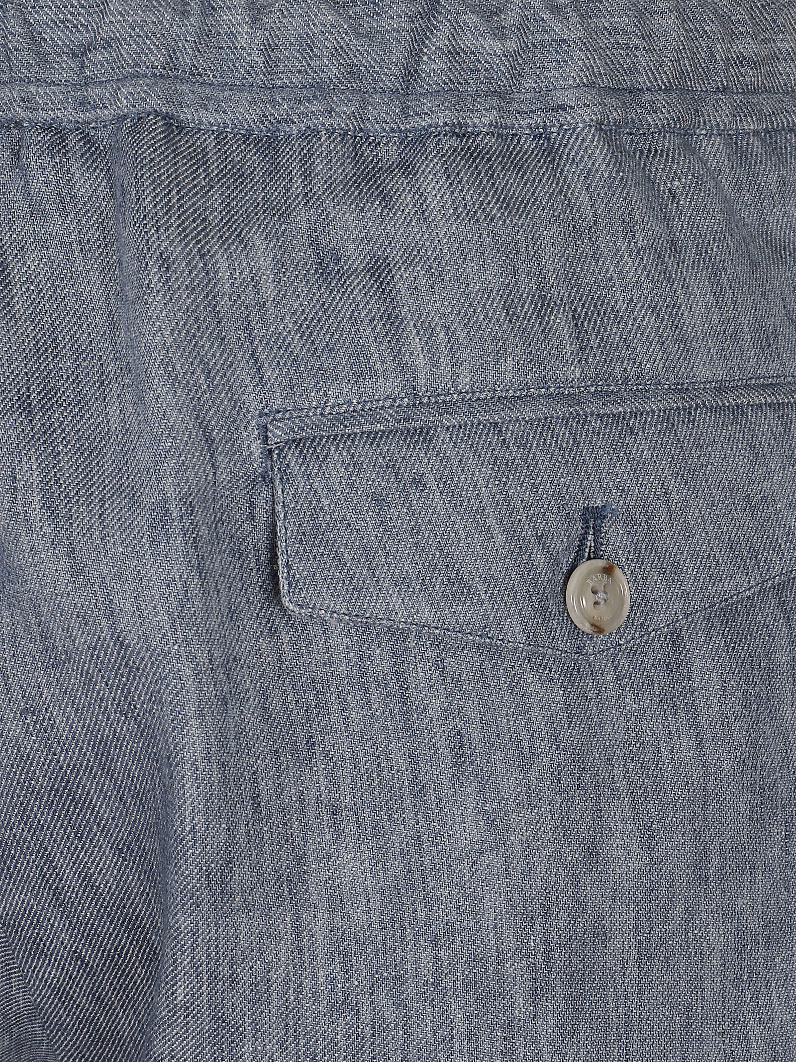 Textured Linen Bermuda Shorts