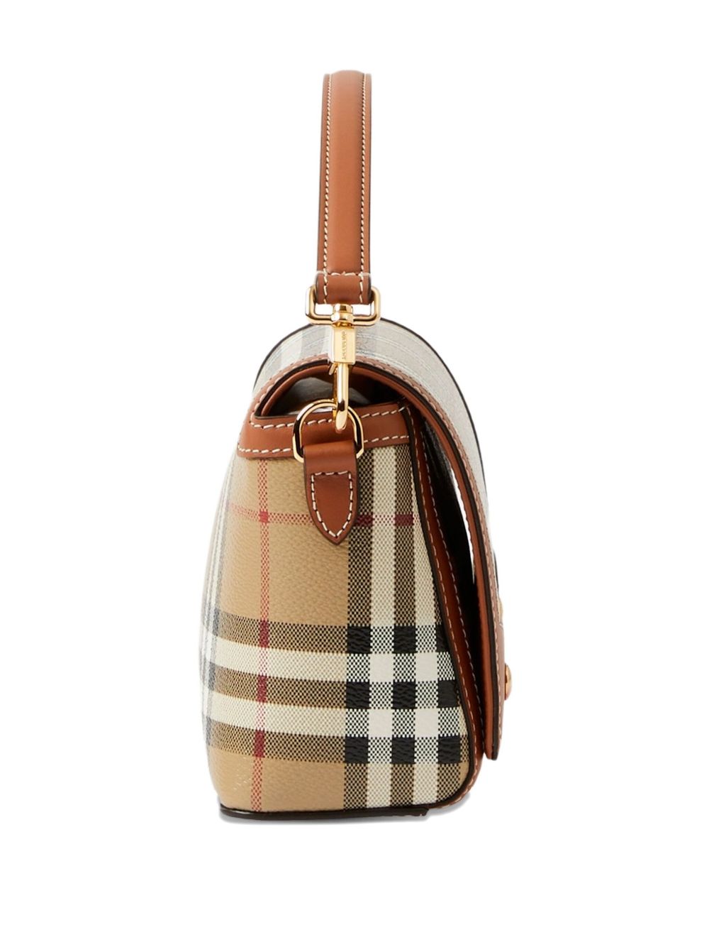 Rectangular Handbag with Classic Check Pattern